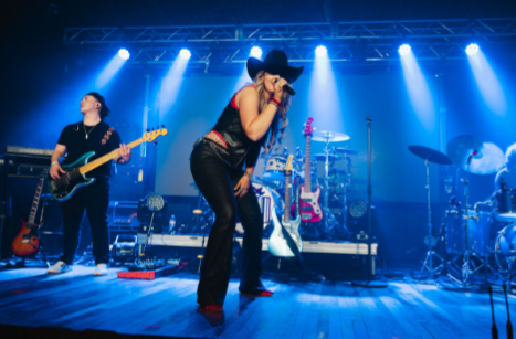 Kate Watson performing live on stage