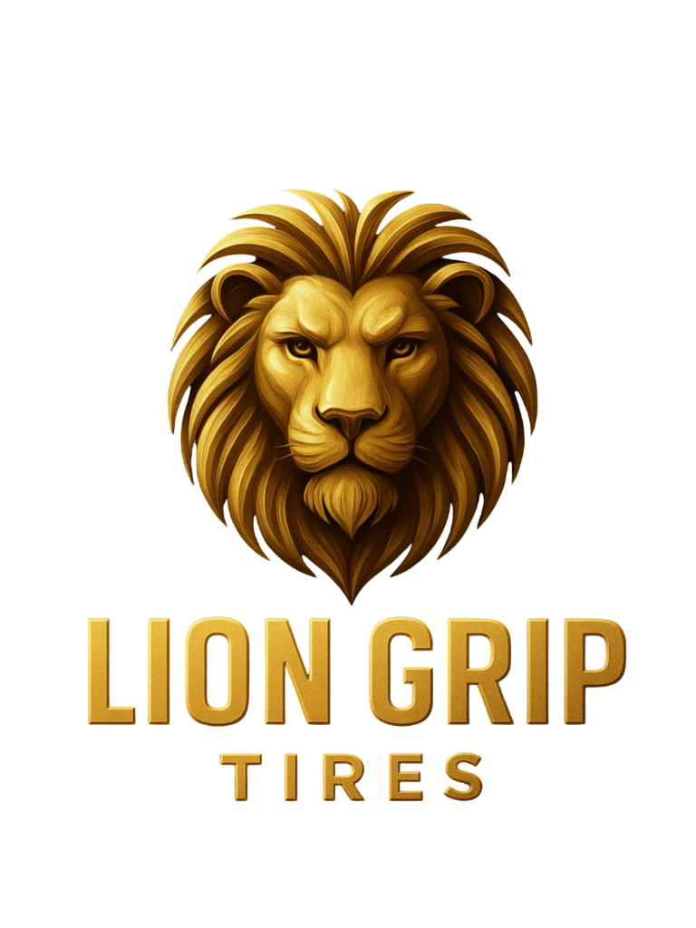 Lion Grip Tires - Gold Lion Logo
