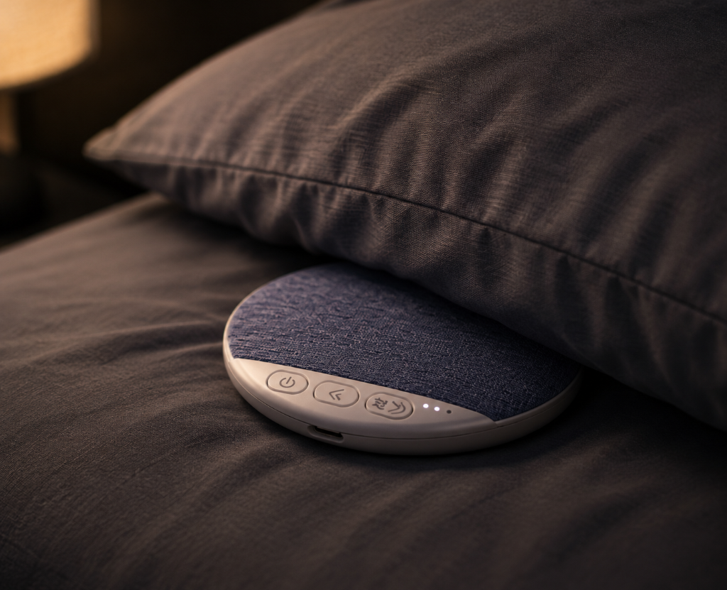 Person sleeping peacefully with SonaSleep