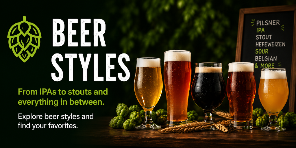 Beer styles lineup
