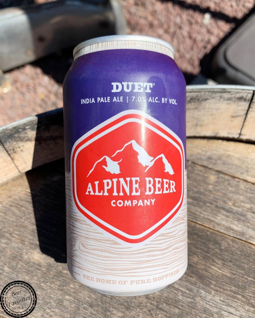 Alpine Duet All Night Long IPA
