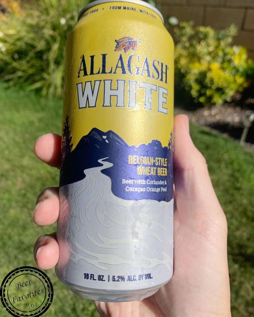 Allagash White Belgian Style White Beer