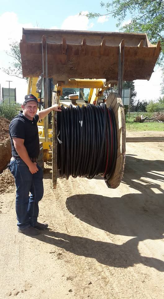 Heavy commercial cable installation Bloemfontein