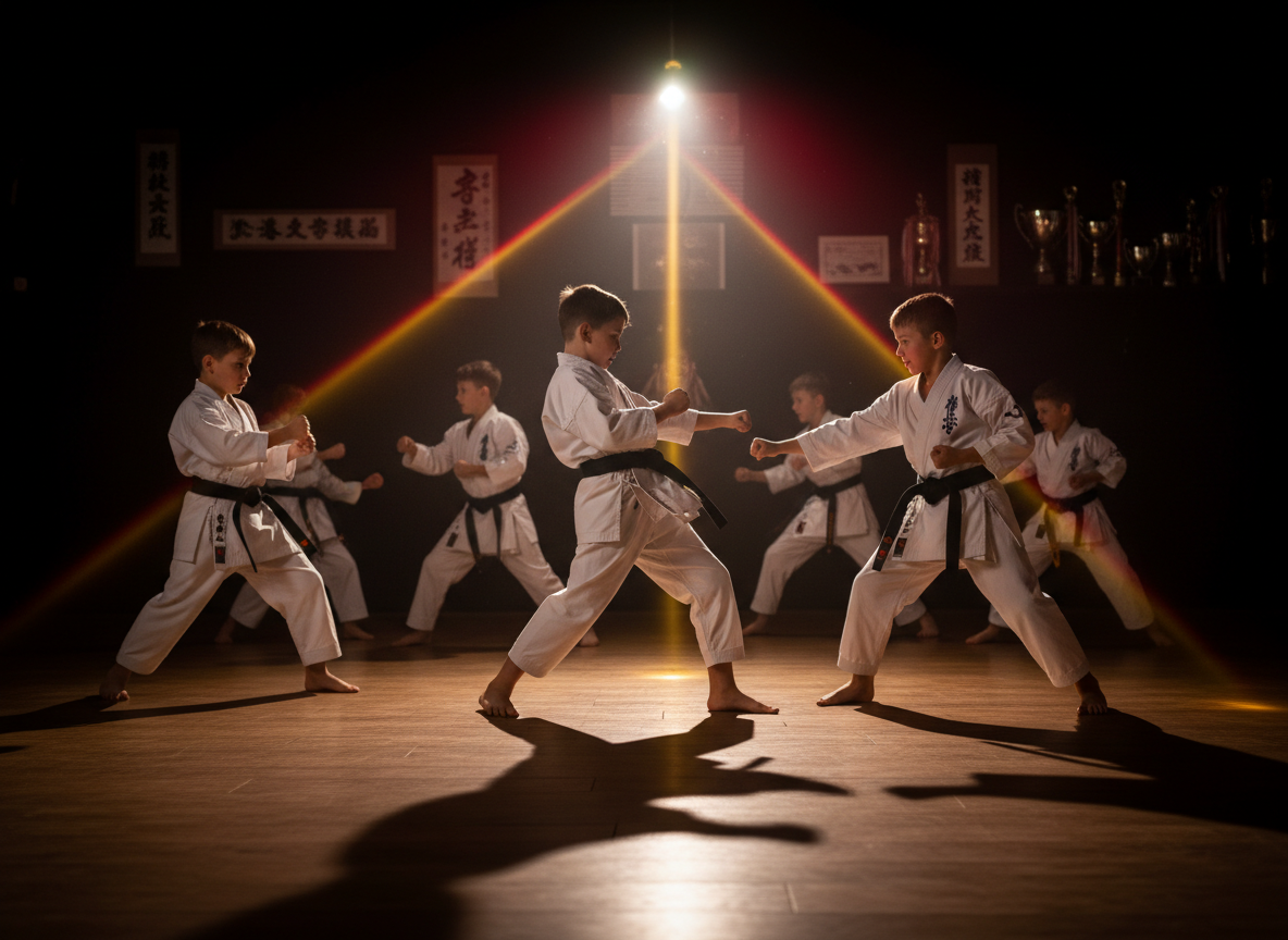 Sensei Doug coaching a student
