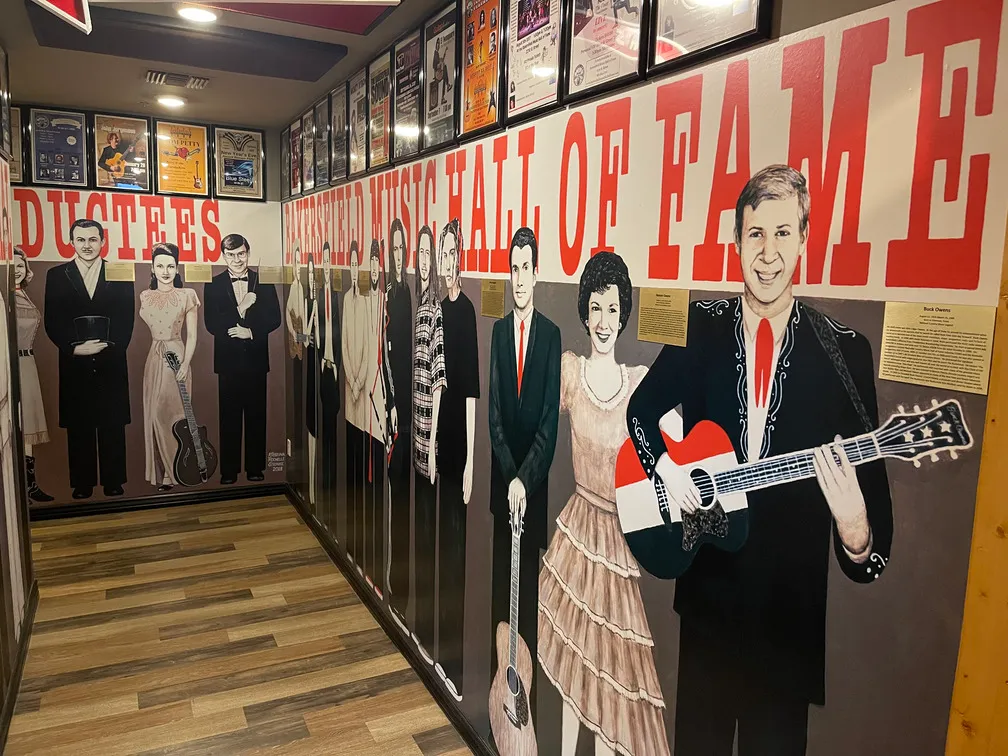 Bakersfield Music Hall of Fame mural