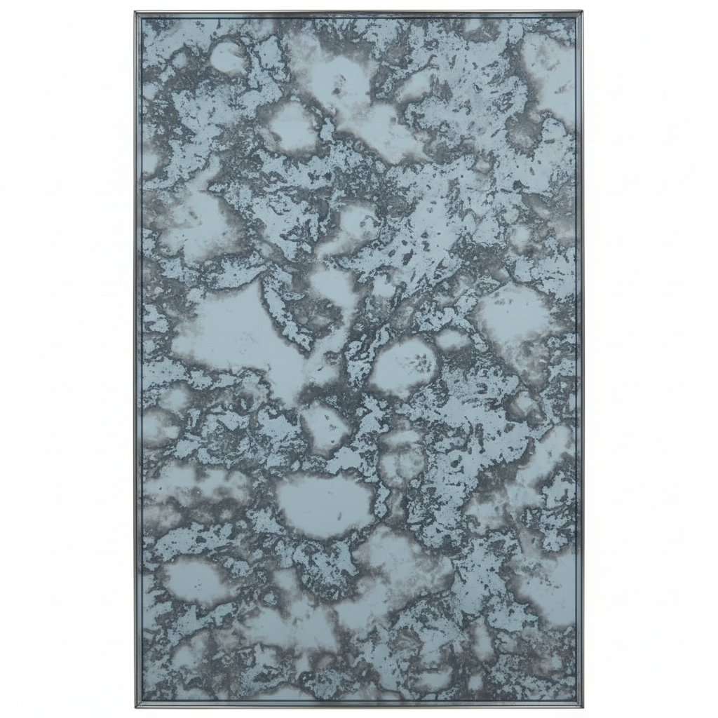FG-09 Danube Blue decorative glass panel