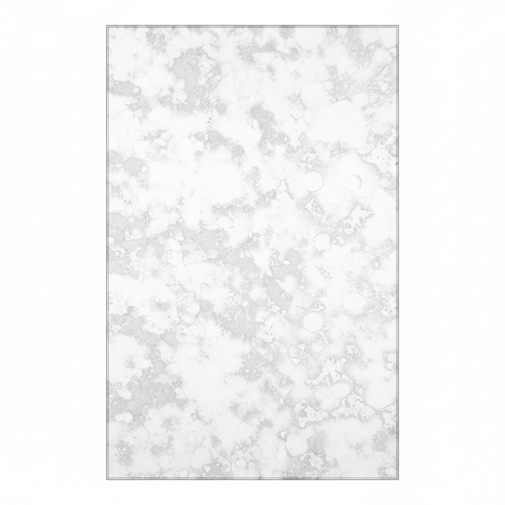 30# Prairie Frost White decorative glass panel