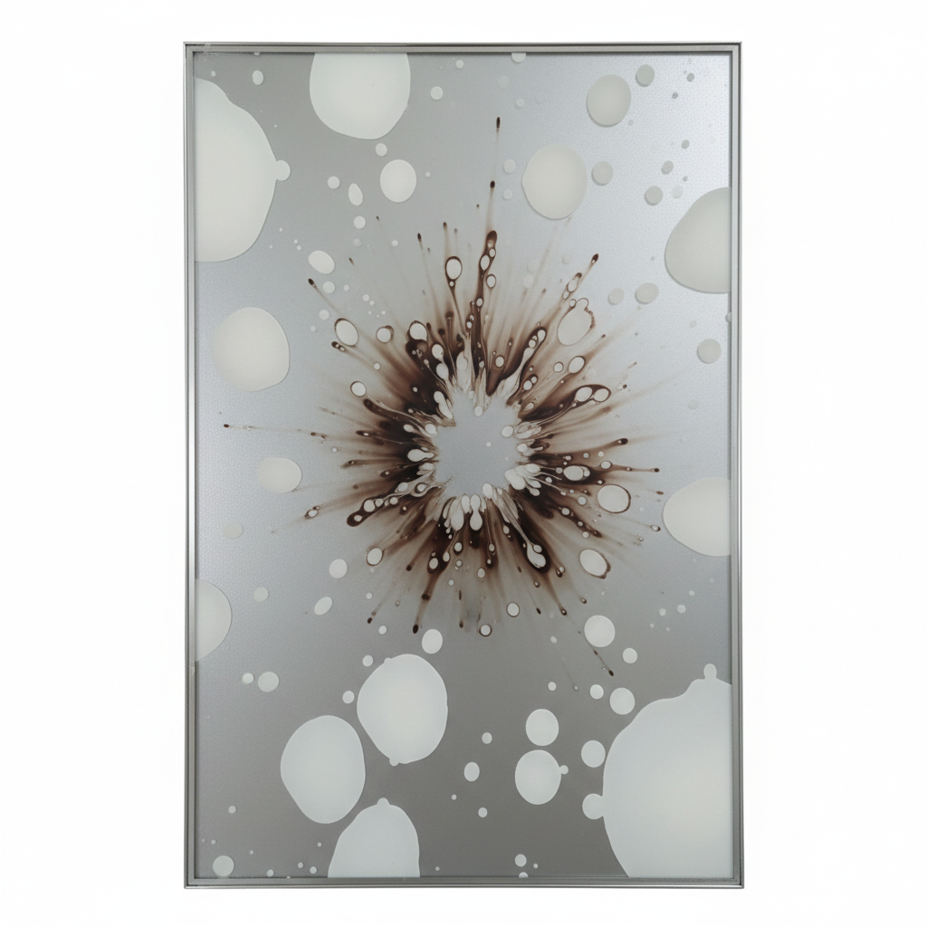 S-108 The Aurora Shines Brightly decorative glass panel