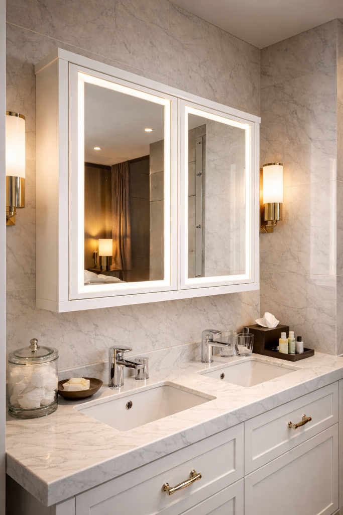 Illuminated Medicine Cabinet