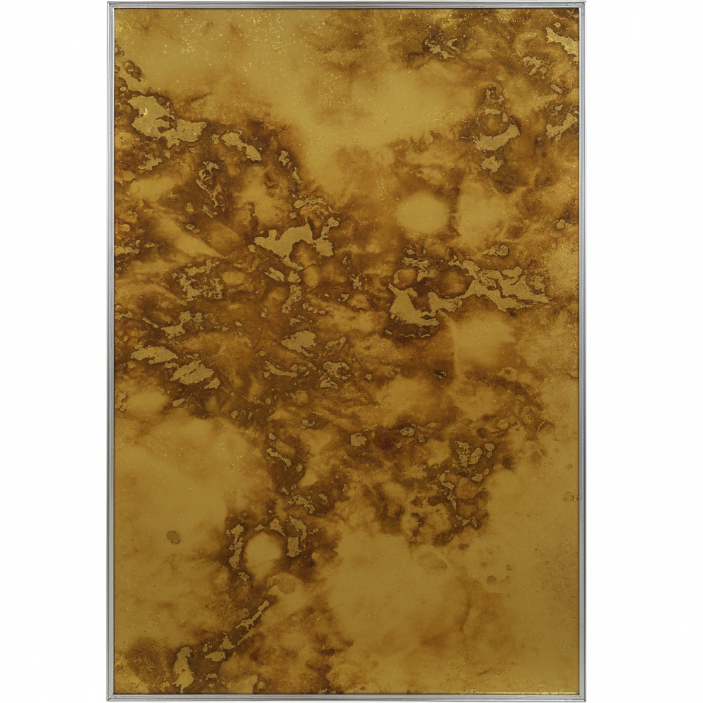 S-105 Nile Gold decorative glass panel