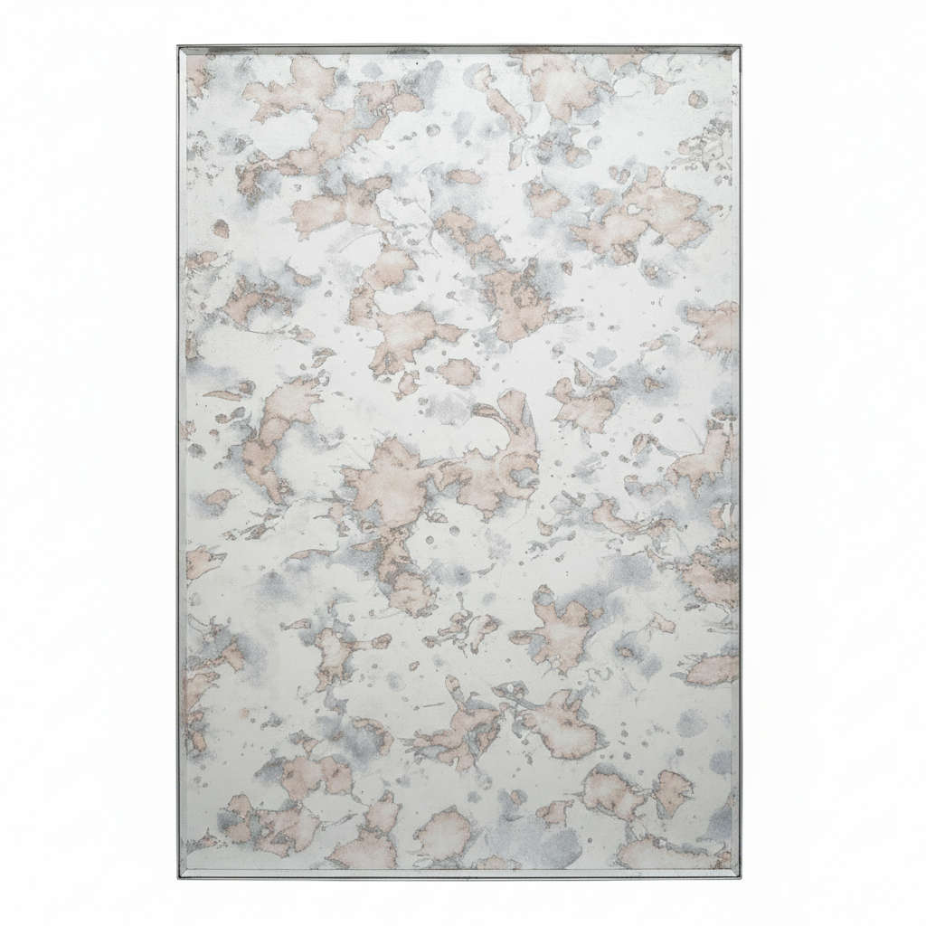 19# Maple Red decorative glass panel
