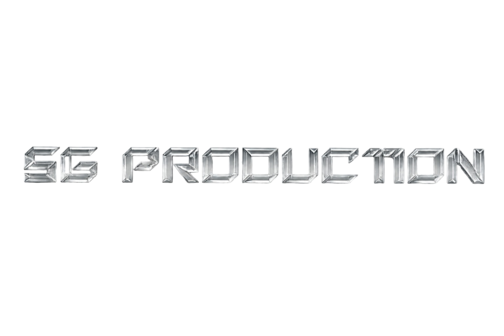 SG Production Logo on black