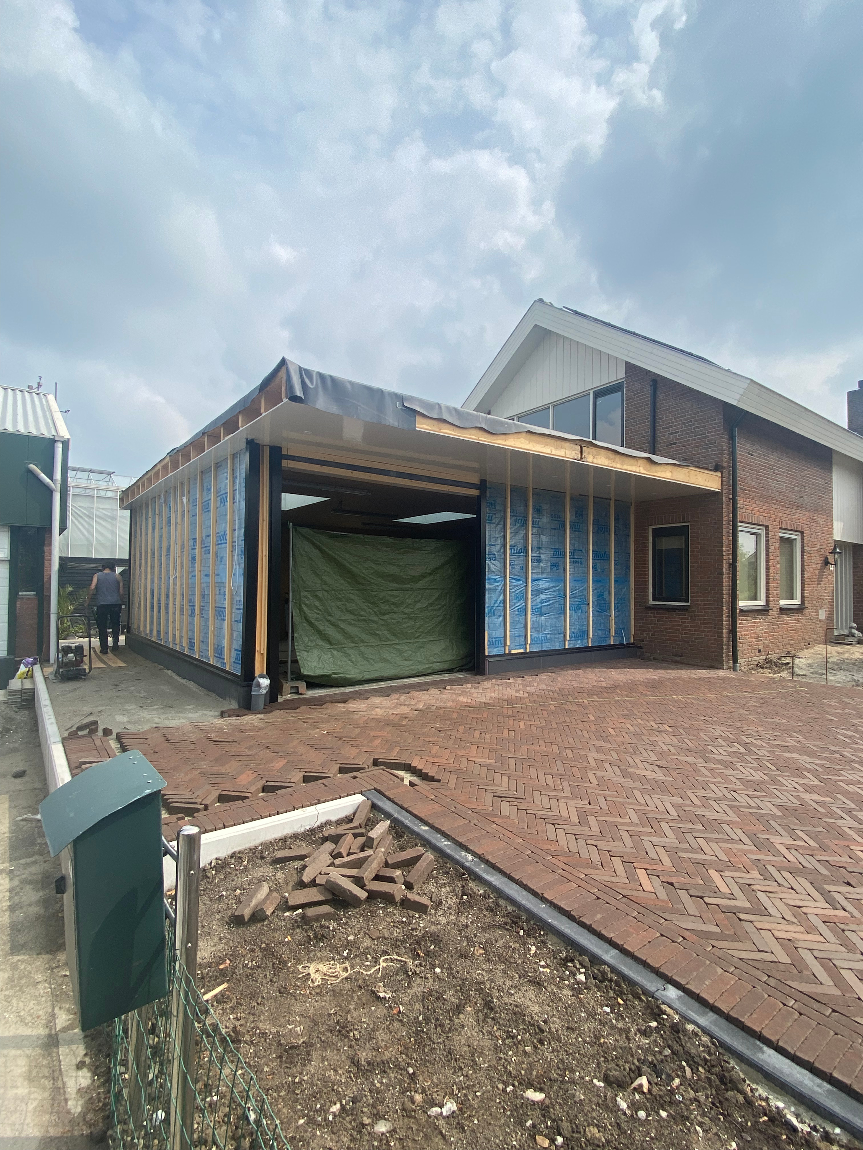 Dicht & waterdicht — aanbouw garage YMD Bouw