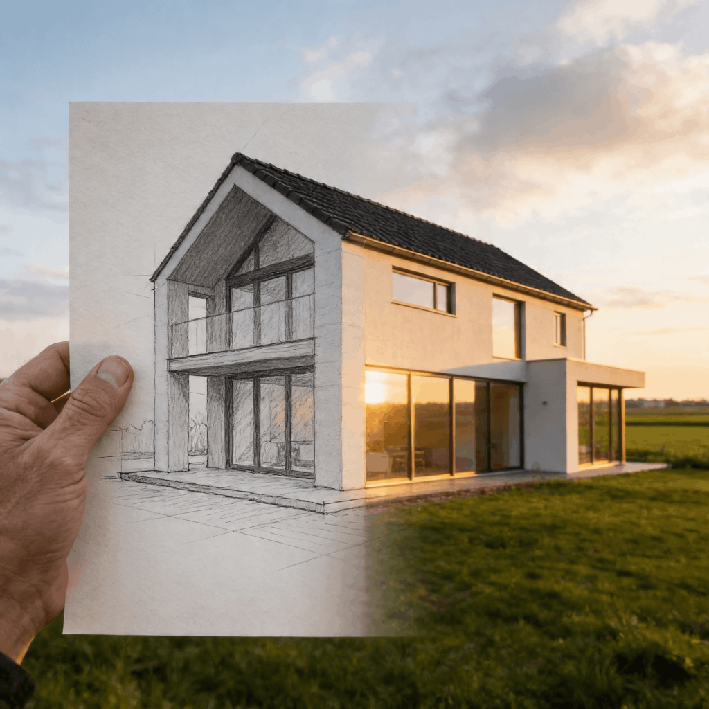 YMD Bouw — van schets naar werkelijkheid