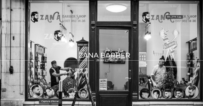 Zana Barbershop interior