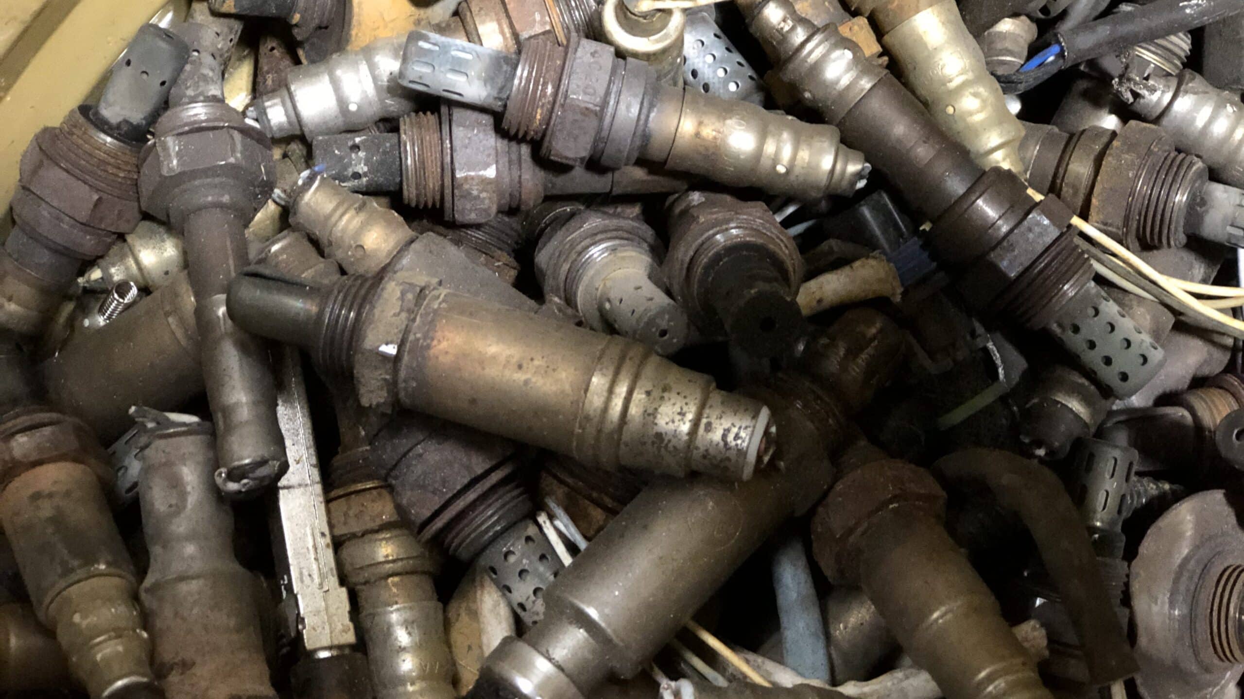 Used automotive oxygen sensors