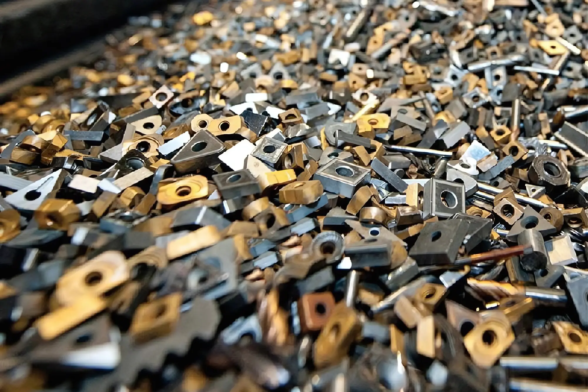 Used tungsten carbide inserts and tooling