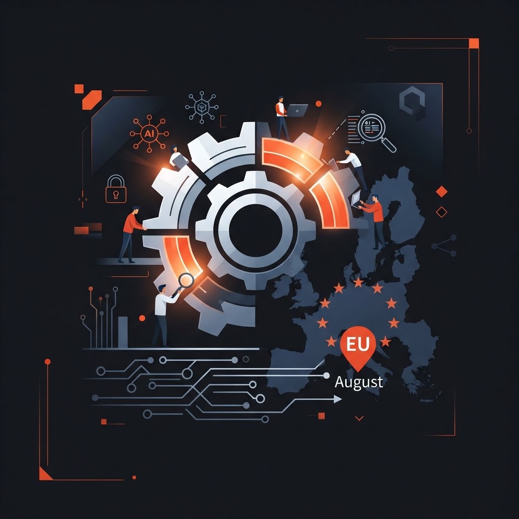 EU AI Act: 4 Schritte zur Compliance nach dem 2. August 2026 – Illustration