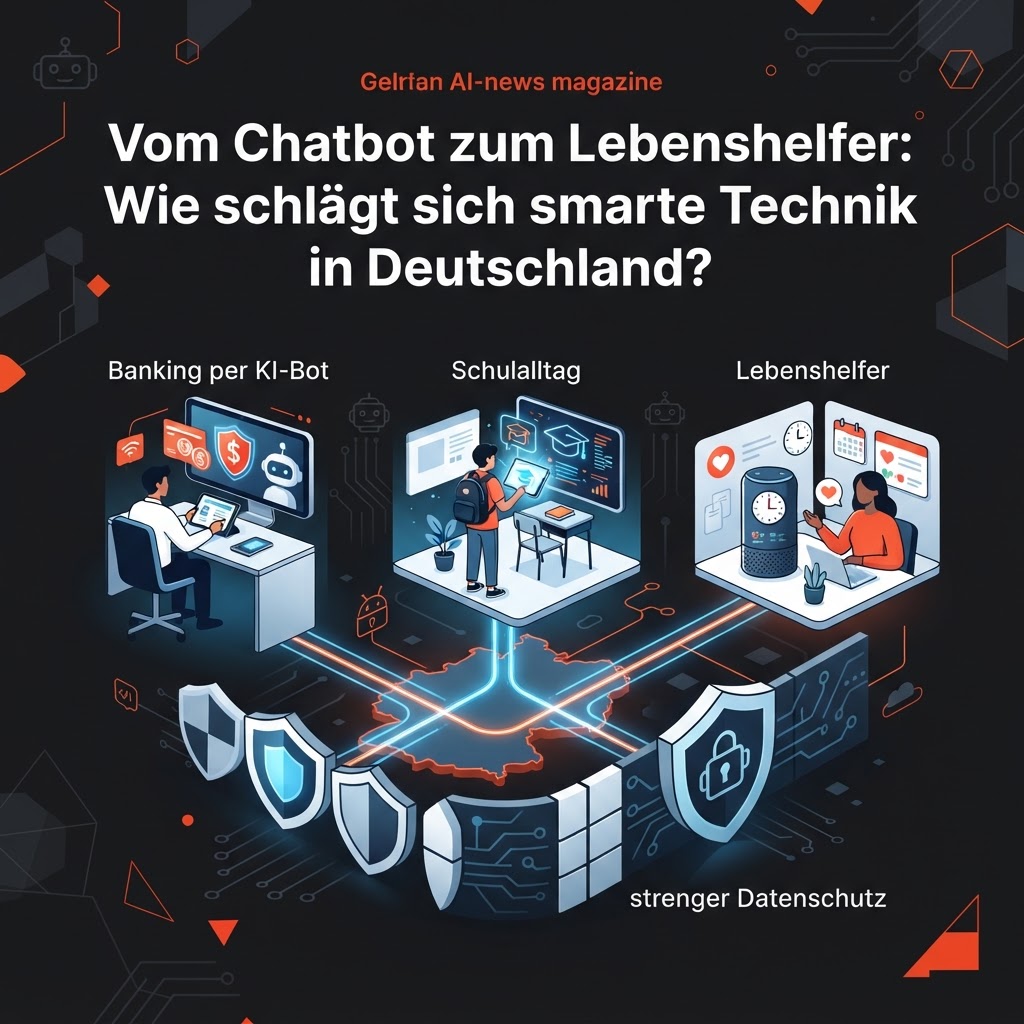 Vom Chatbot zum Lebenshelfer: Wie schlägt sich smarte Technik in Deutschland? – Illustration