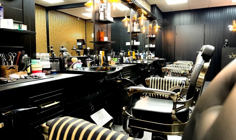 Room 23 Barbershop Interior