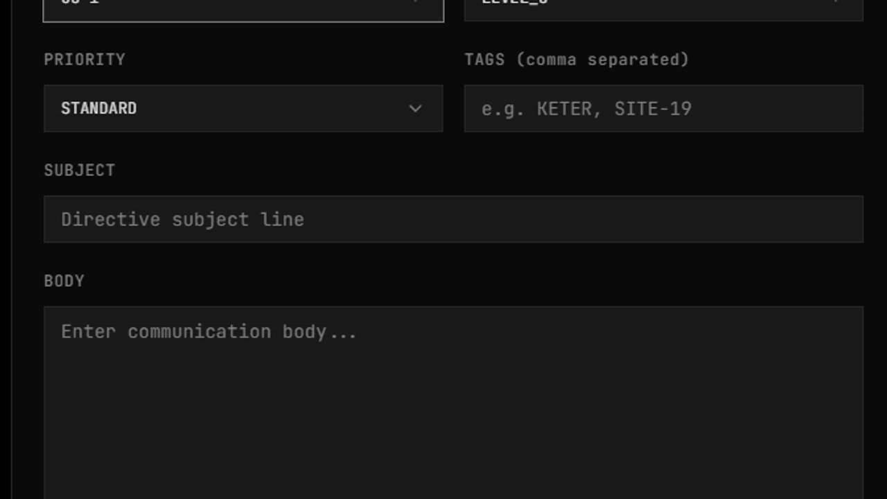 Communication template preview