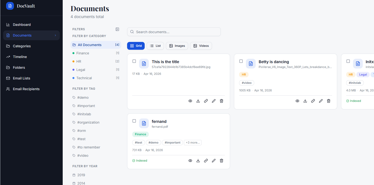 Vault template preview