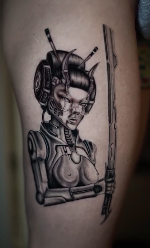 Geisha cyborg