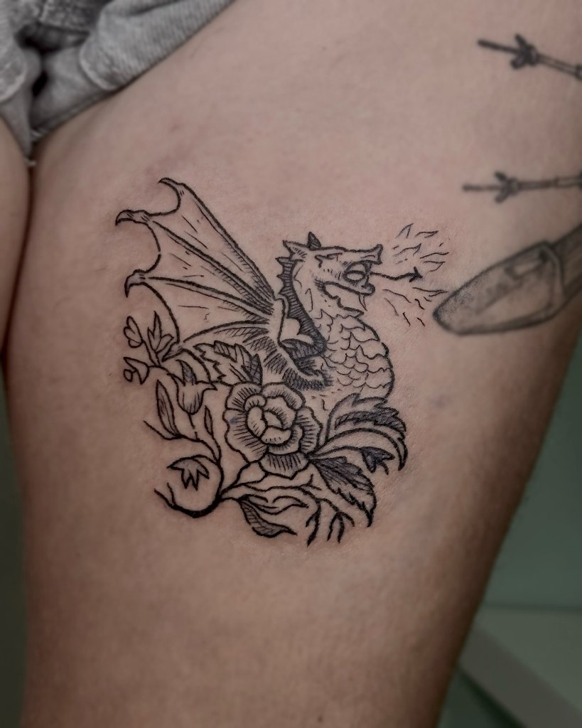 Dragón floral