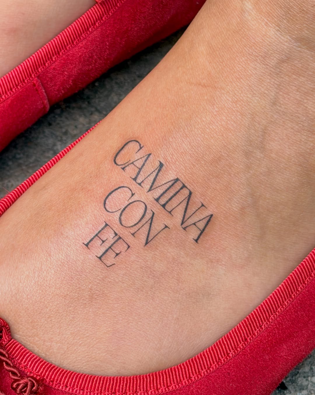 Camina con fe