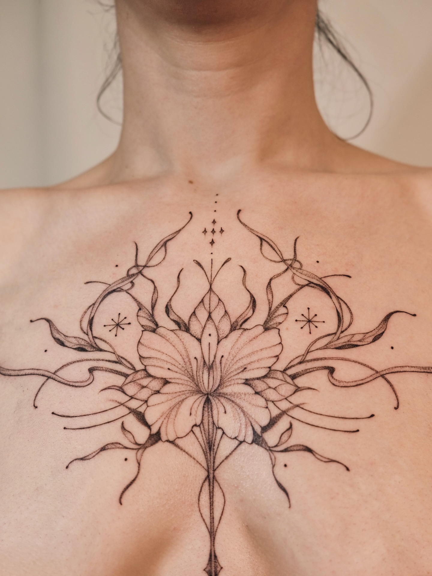 Flor de pecho