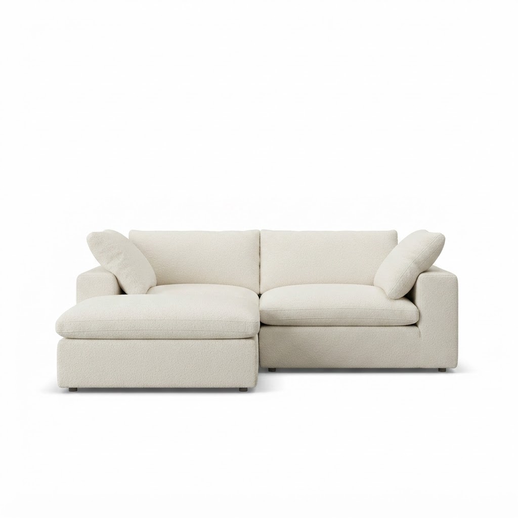 The Cove 2-Seater Cloud Modular Sectional with Ottoman