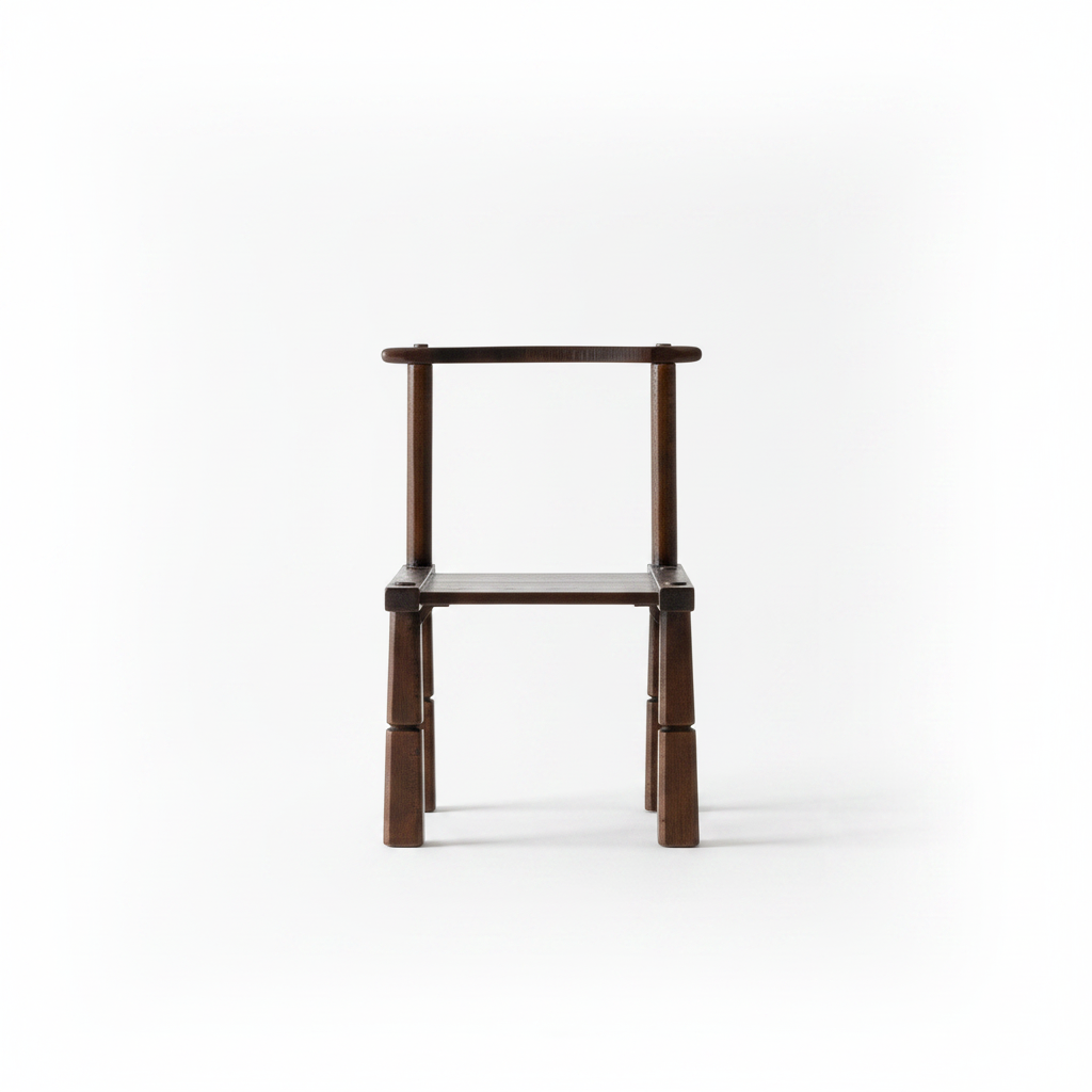 Chen Modern Handcrafted Solid Wood Dining Chair