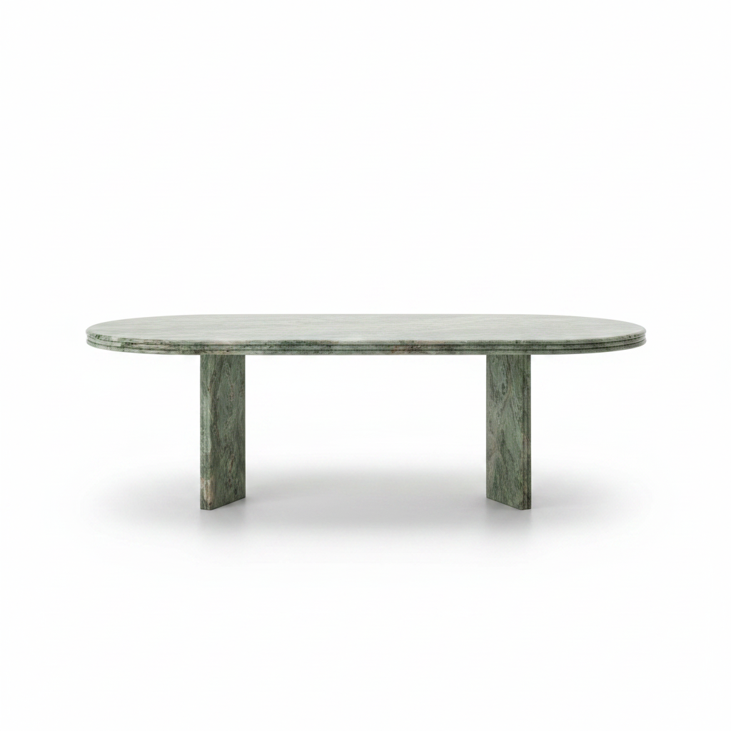 Majestic Grande Luxury Onyx Marble Dining Table - GREEN