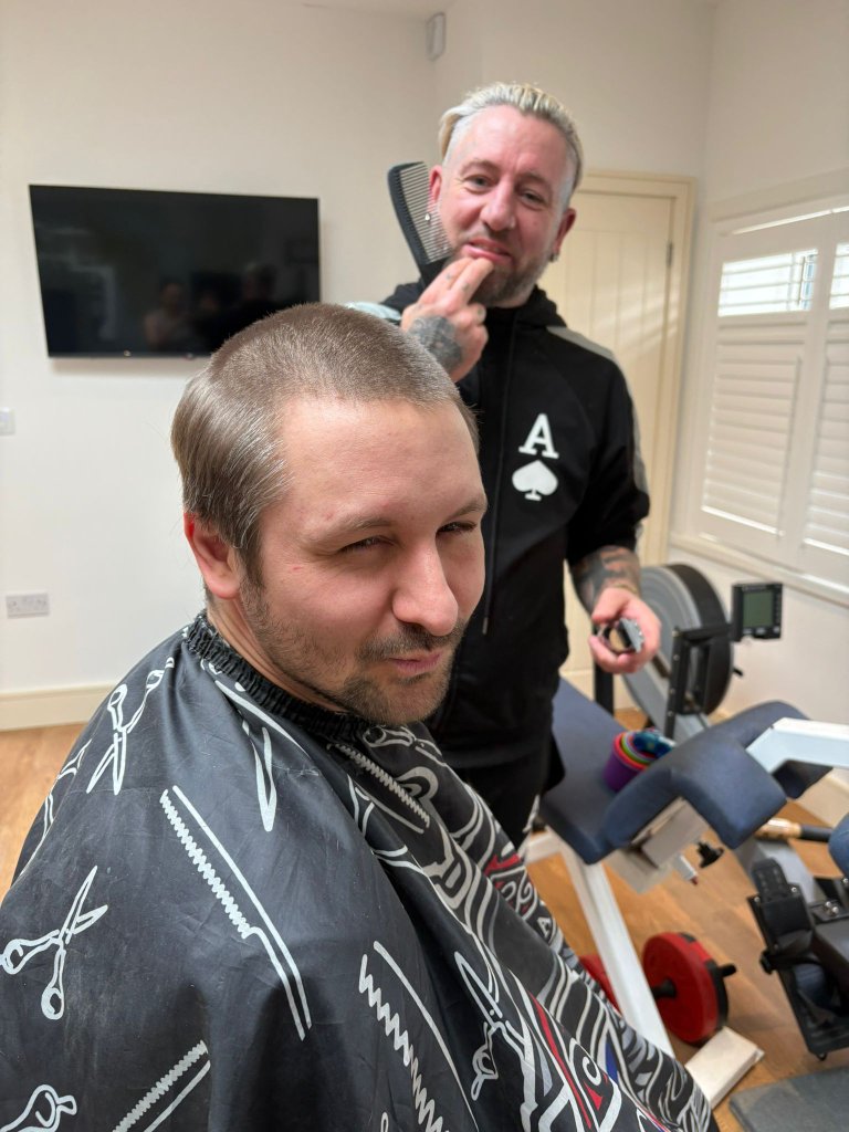 Home Visit - Barber at Work