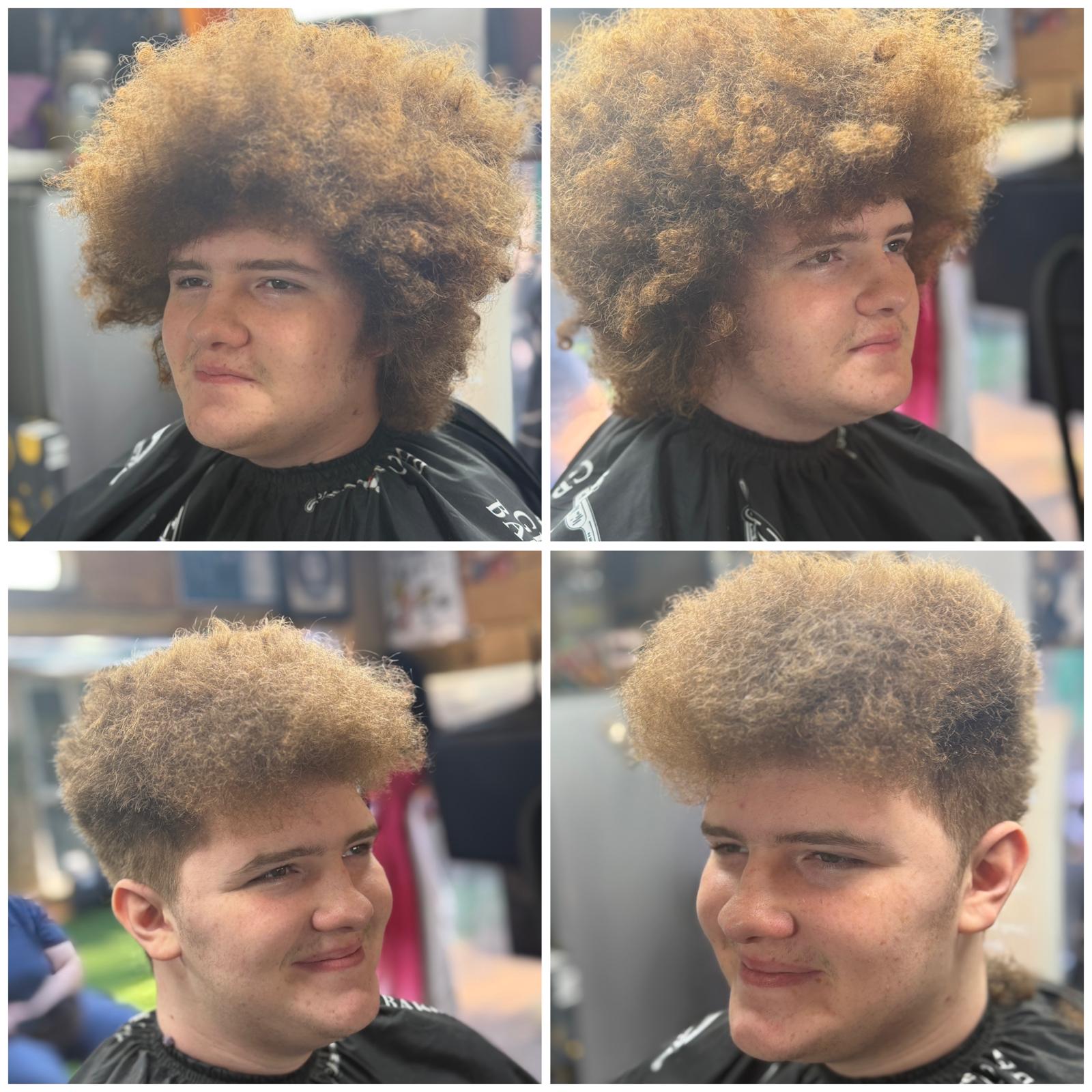 Kids Curly Hair Before & After Transformation