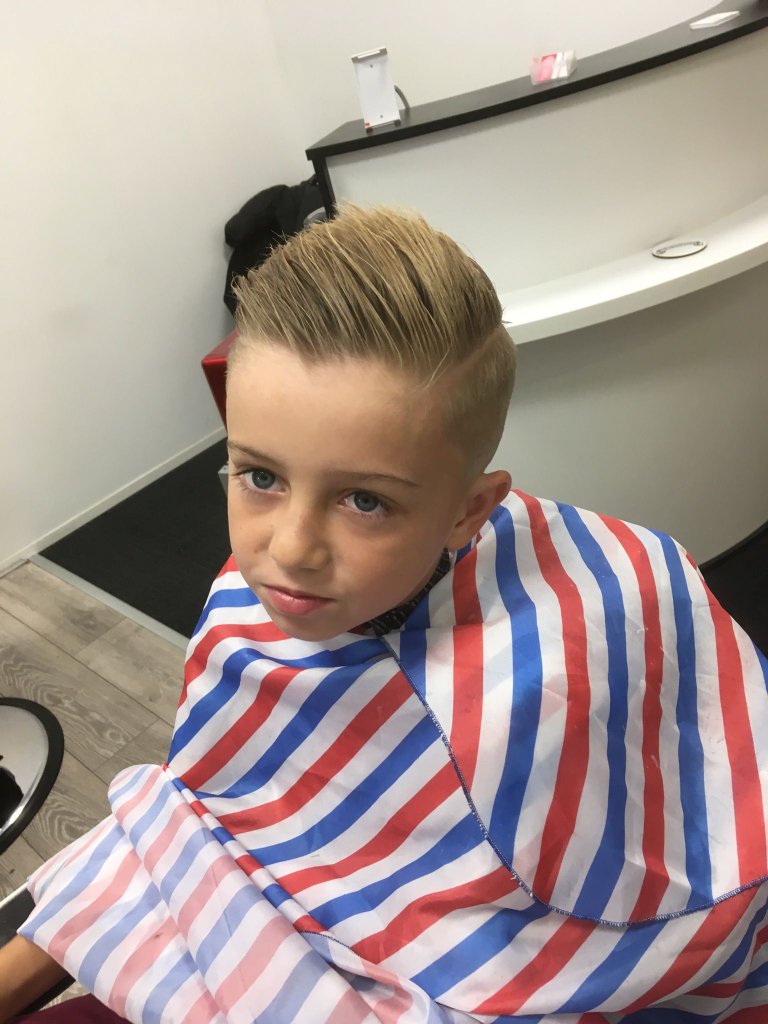 Family Cut - Boys Slick Back Fade