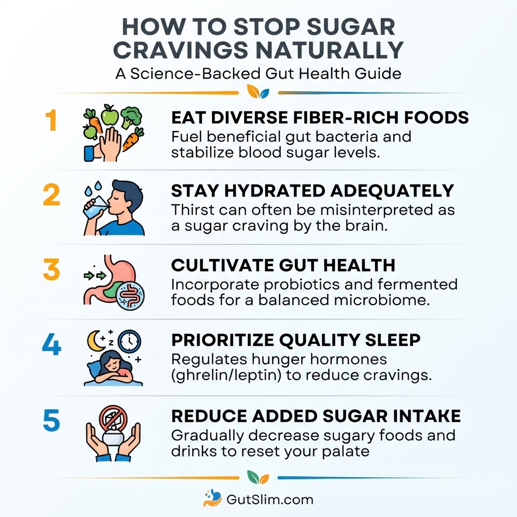 Infographic: how to stop sugar cravings naturally