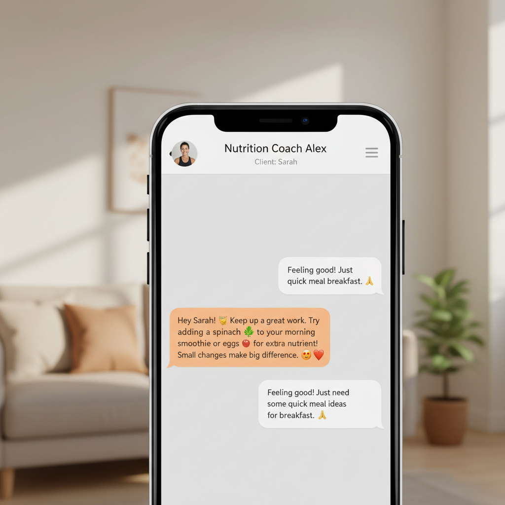 Message Your Coach
Any Time