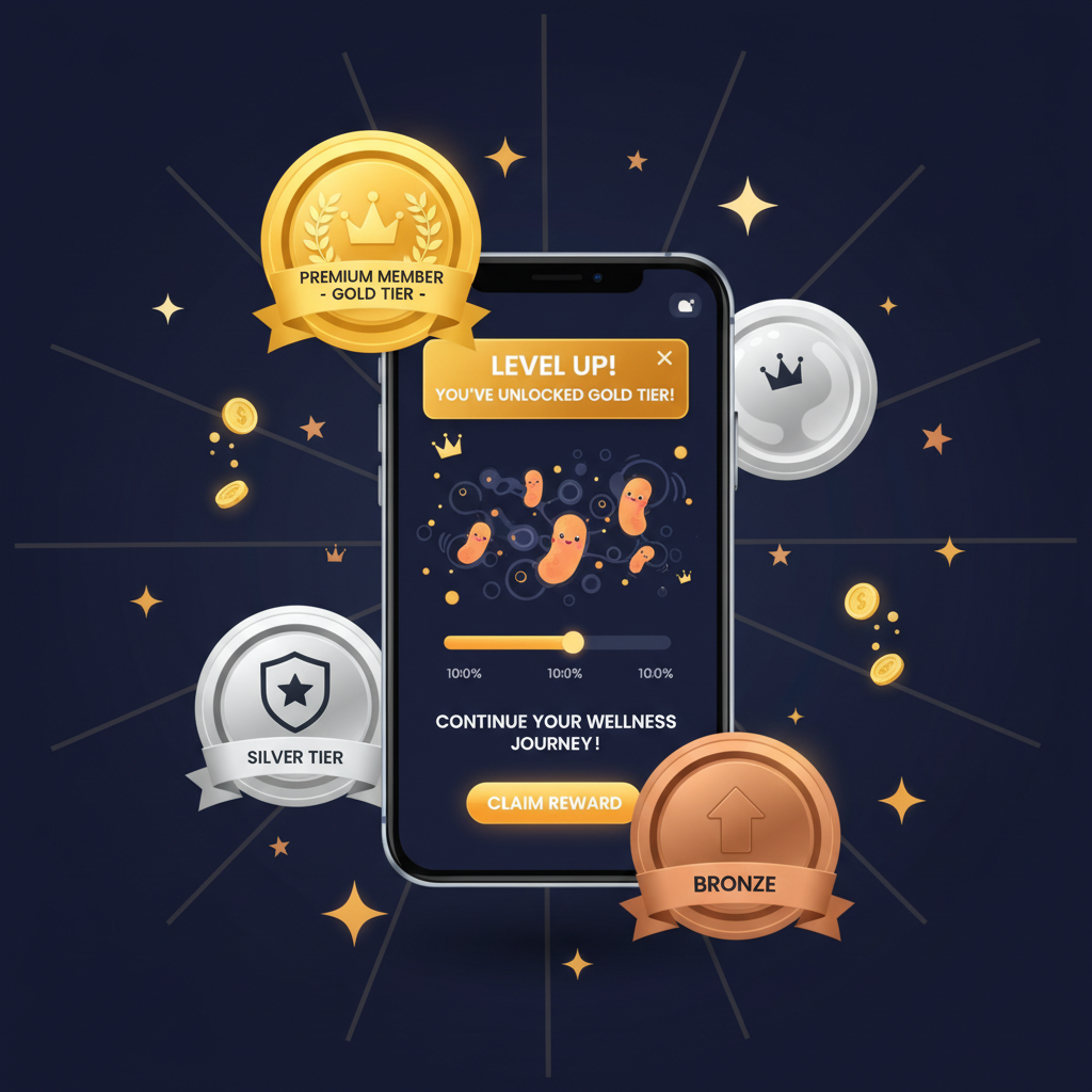 Streaks, Points
and Badges