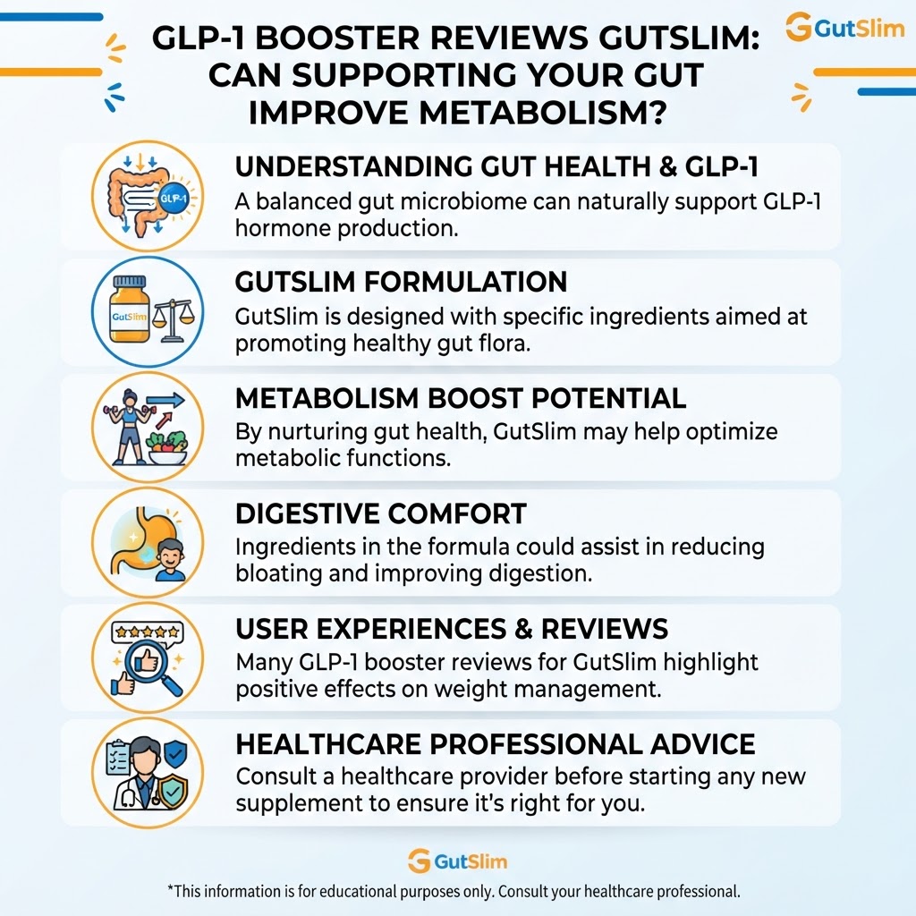 Infographic: glp-1 booster reviews gutslim