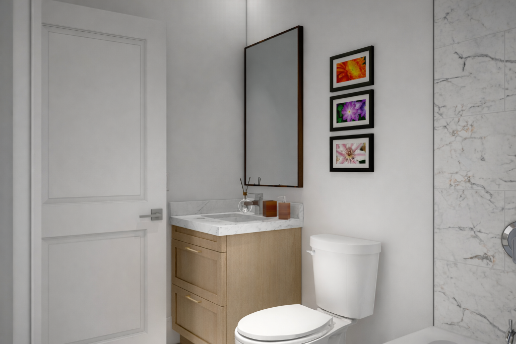 Elegant spa-like bathroom