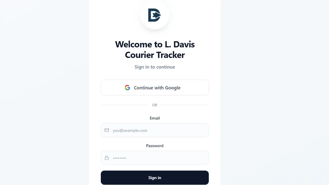 LDC Tracker template preview
