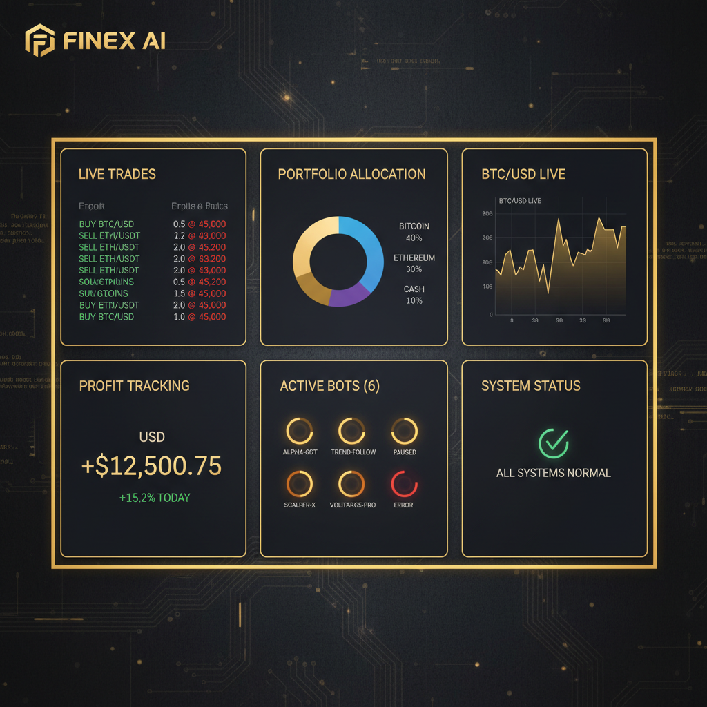 Automated Trading Bot dashboard