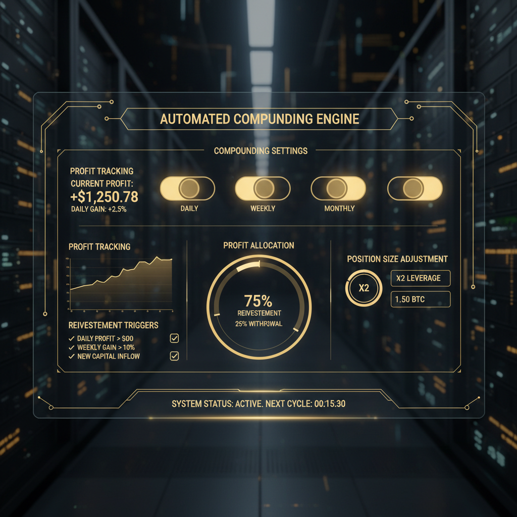 Automated compounding engine control panel