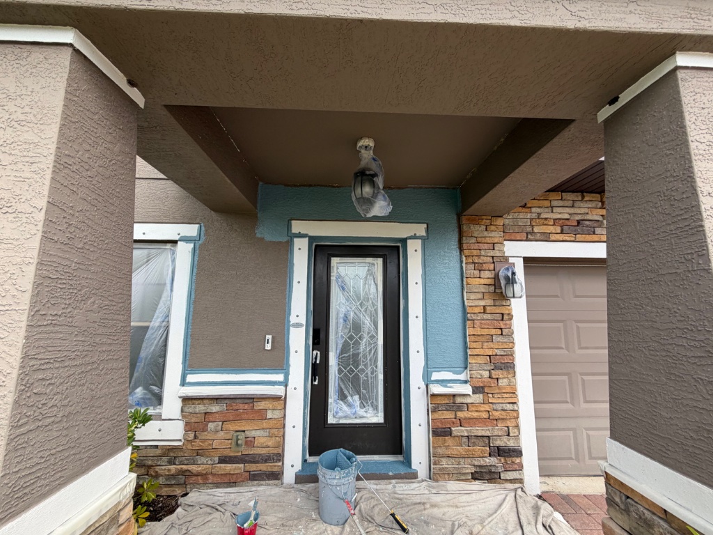 Door Painting before