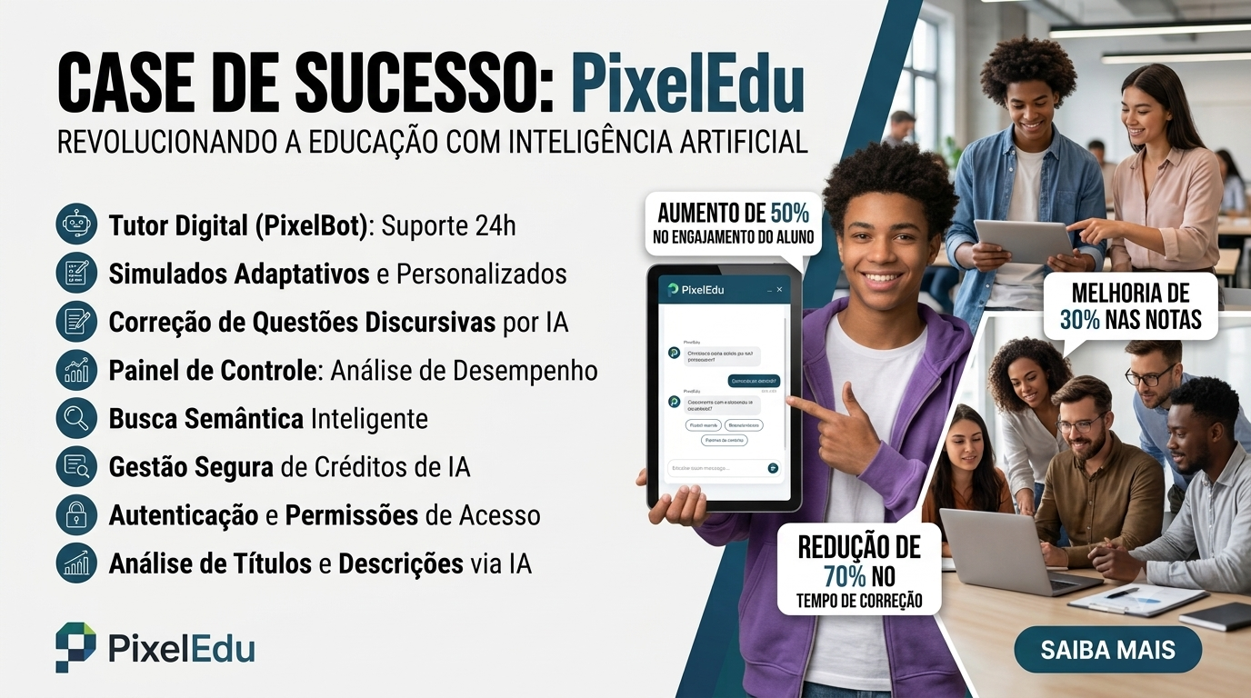 Projeto PixelEdu — case de sucesso Serrota Sistemas