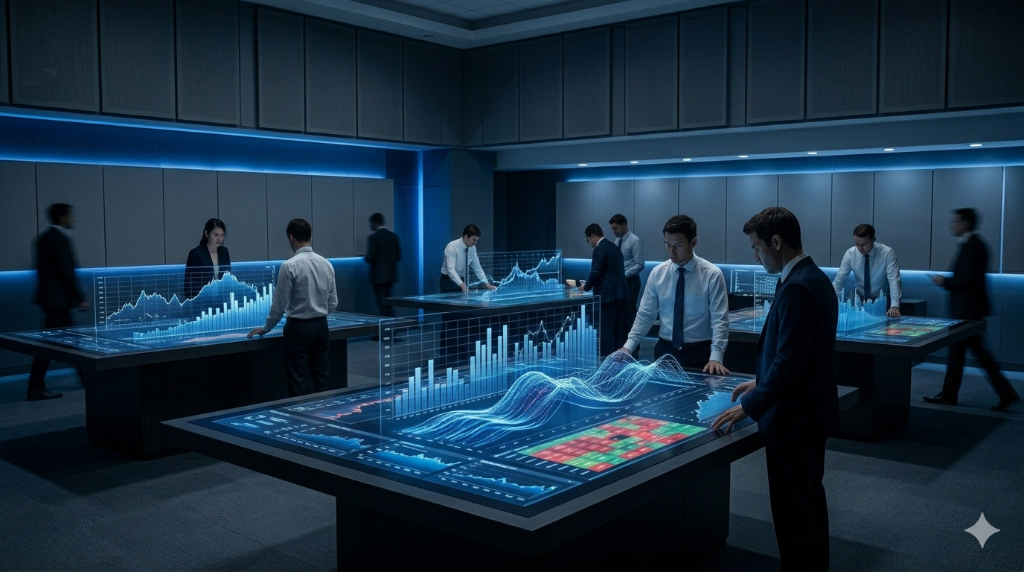BlackCrest quantitative trading floor