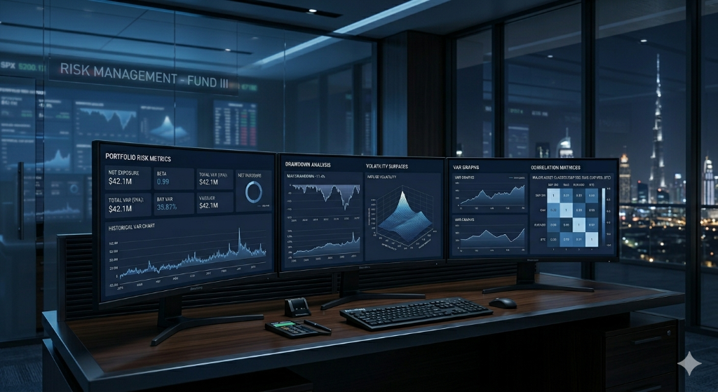 BlackCrest risk management dashboard