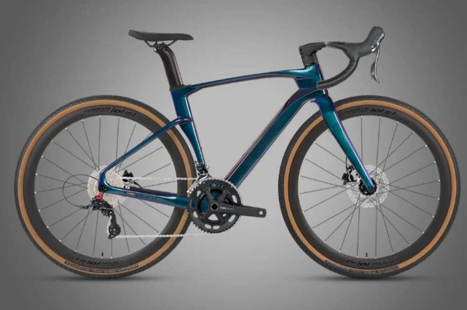 Twitter Gravel V3 Carbon Gravel Bike — Teal Chameleon (Shimano 105)