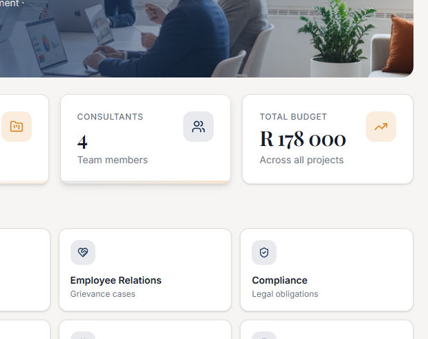 NBA HR Consultants Group template preview